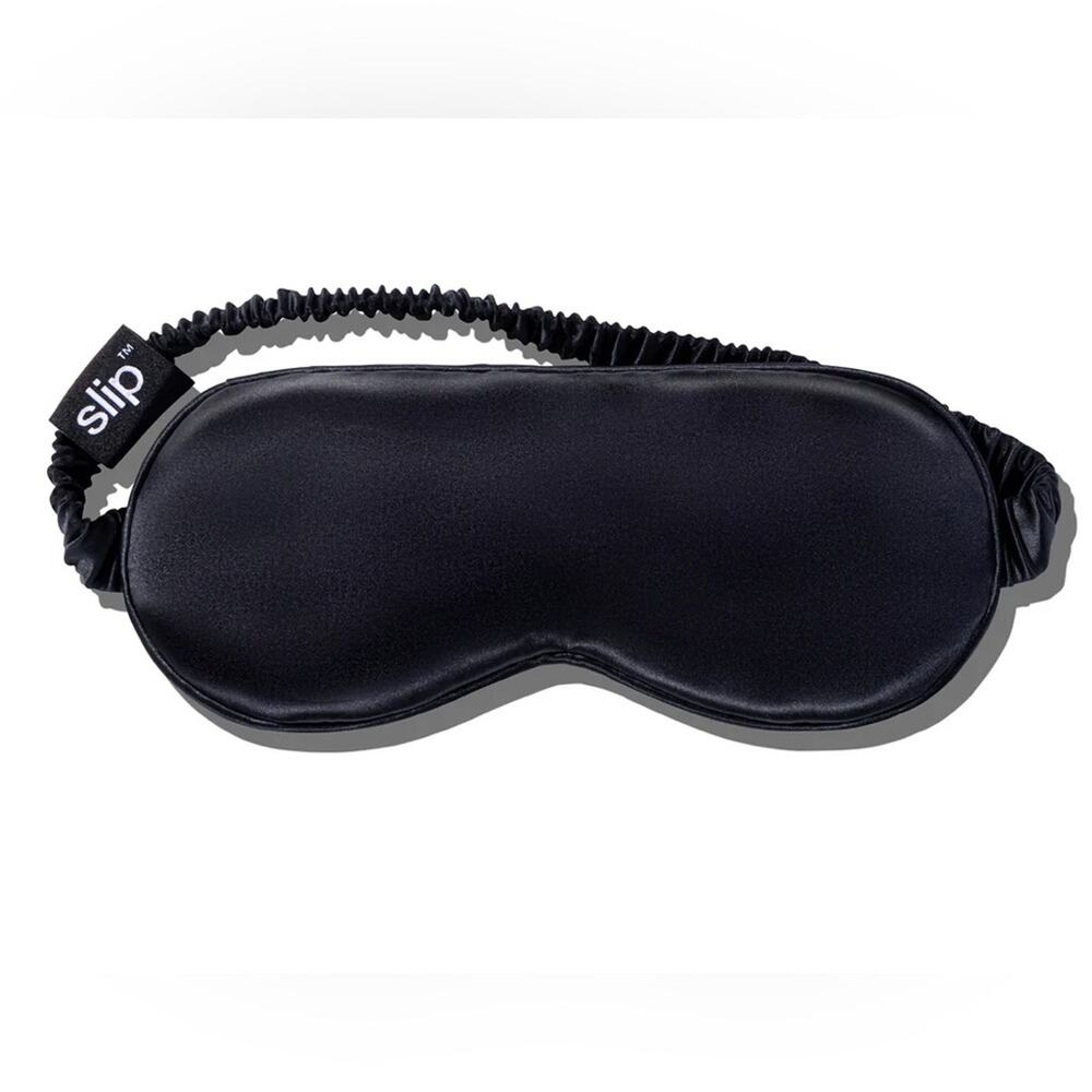 Slip Pure Silk Black Sleep Eye Mask‎